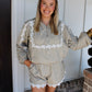 Daisy Lace Windbreaker Set