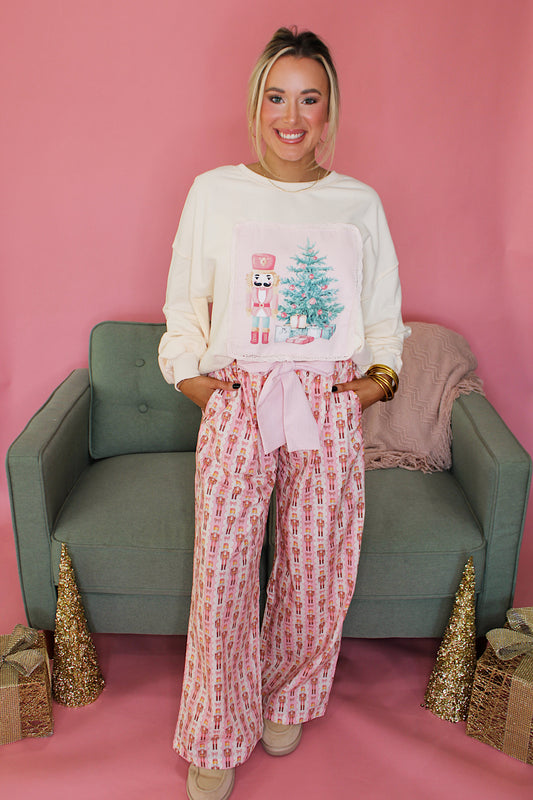 Nutcracker Corduroy Pullover