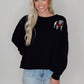 Stewart Simmons - Sequin Boxy Sweatshirt