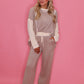 Latte's & Lounge Pant Set - Cream