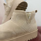 Platform Bootie - Natural