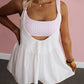 Gingham Dreams Romper - Pink
