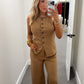 On the Hour Button Down Pant Set