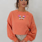 Pumpkin Latte Sequin Crewneck