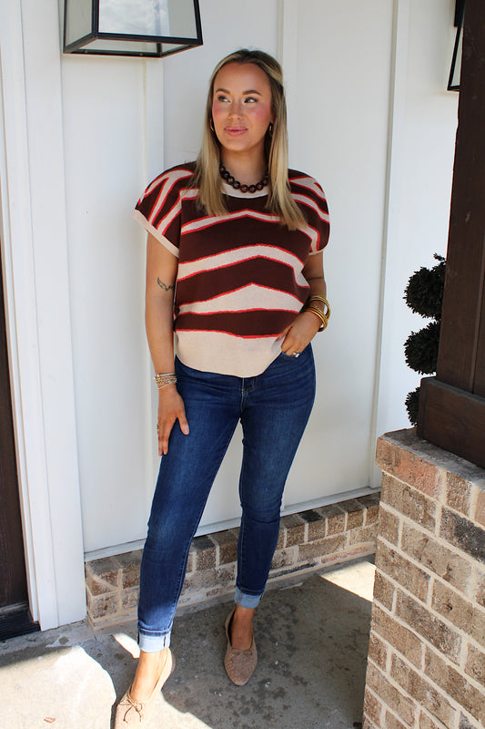 Wild Chic Knit Top