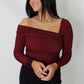 Always in Style Bodysuit - Burgundy