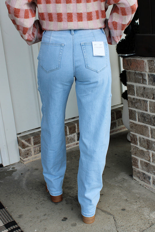 Flying Monkey | Super High Rise Barrel Denim