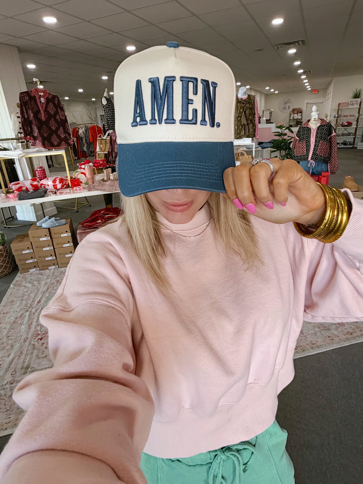 Vintage AMEN Trucker Hat
