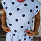 The Graceful Spotted Skirt Set