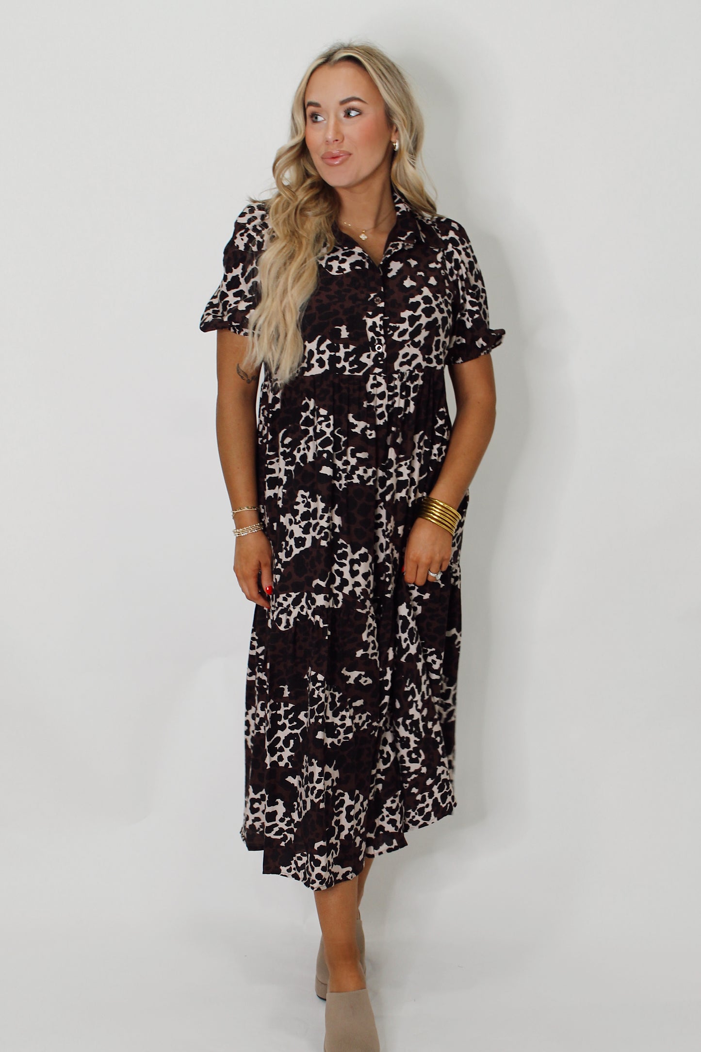 Coffee & Chat Midi Dress