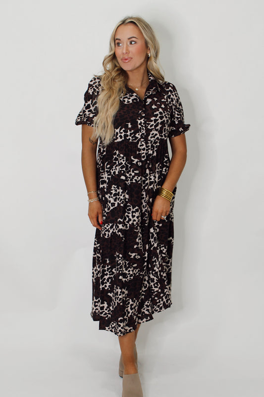 Coffee & Chat Midi Dress