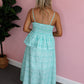 Serenity Gingham Skirt Set