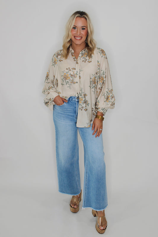 Charming Embrace Floral Blouse