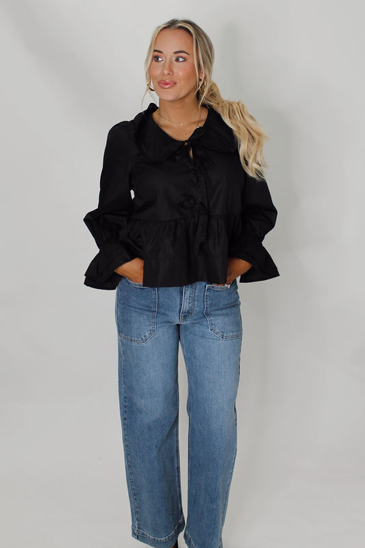 Boss Babe Bow Blouse