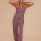 Weekend Away Pant Set - Pink/Brown
