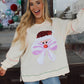 Sequin Santa Pullover