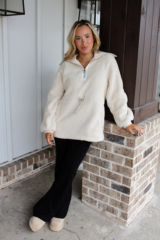 Fleece Half Zip Pullover