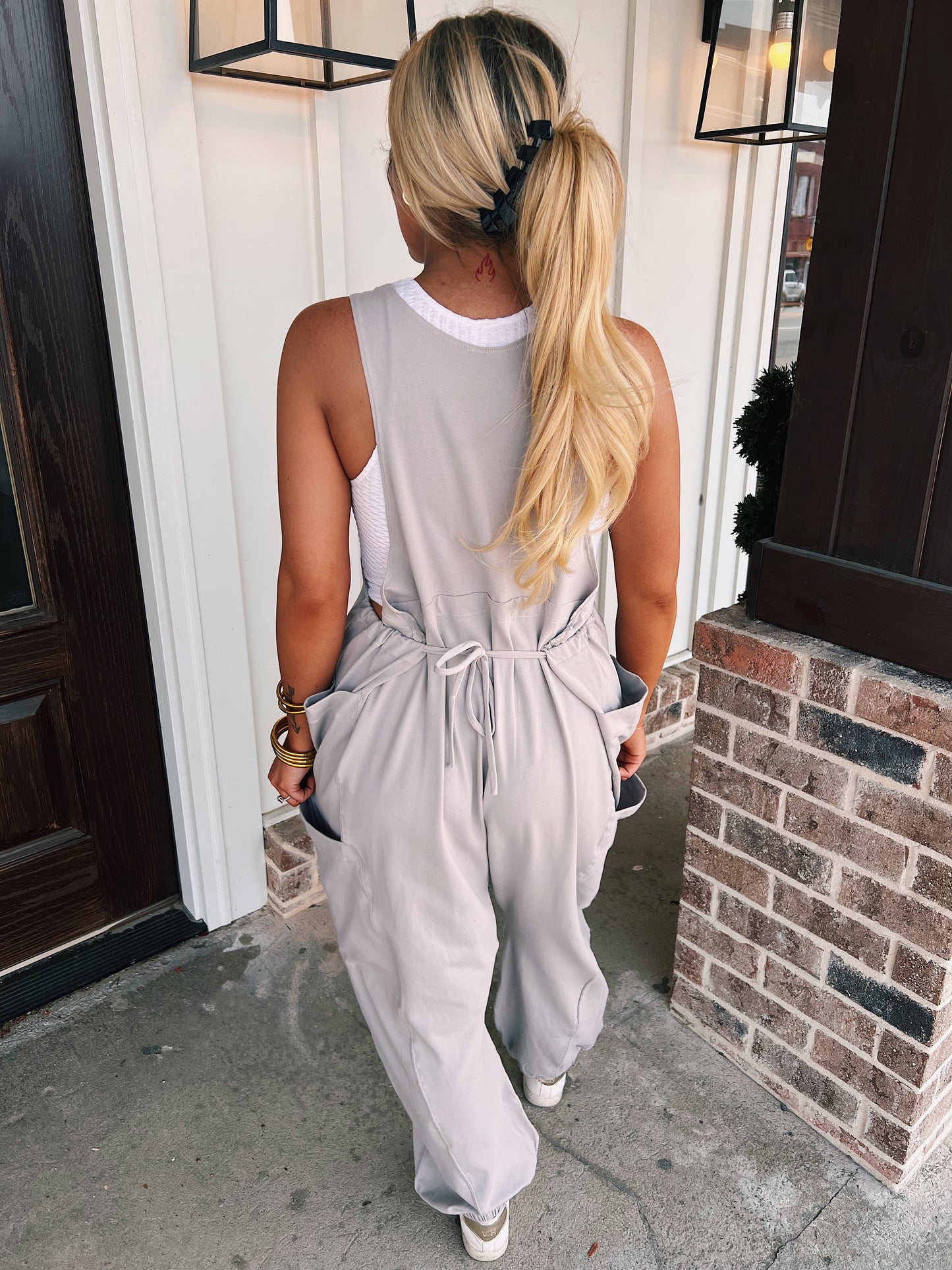 The Jayla Jumpsuit - Grey