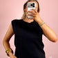 Simply Sophisticated Sweater Top - Black