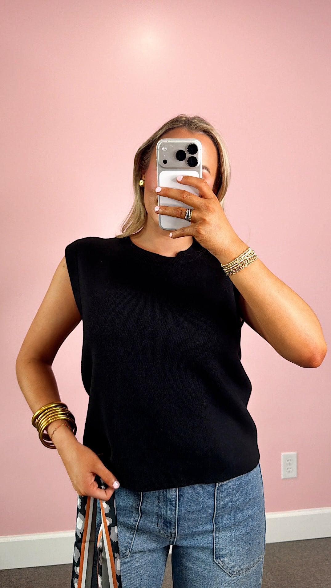 Simply Sophisticated Sweater Top - Black