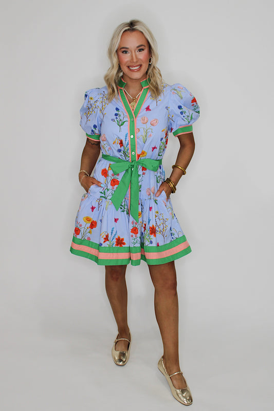 Floral Bliss Mini Dress