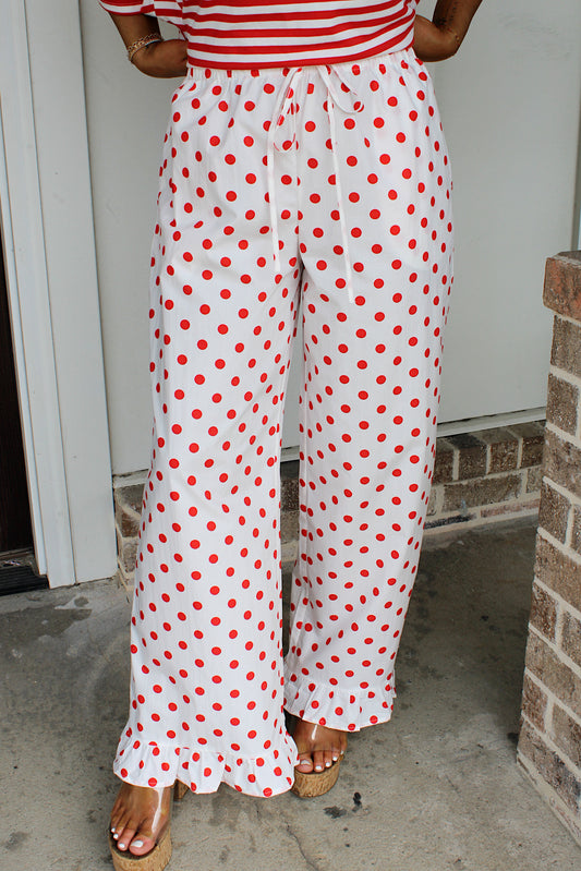 Ruffle Bottom Polka Dot Bliss