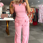 Bubble Gum Pants Set