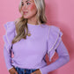 Sunday Embrace Ruffle Sweater