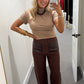 Ruched Neck Top - Coco