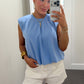 Soft Touch Blouse - Blue
