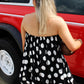 Touchdown Twirl Polka Dot Romper