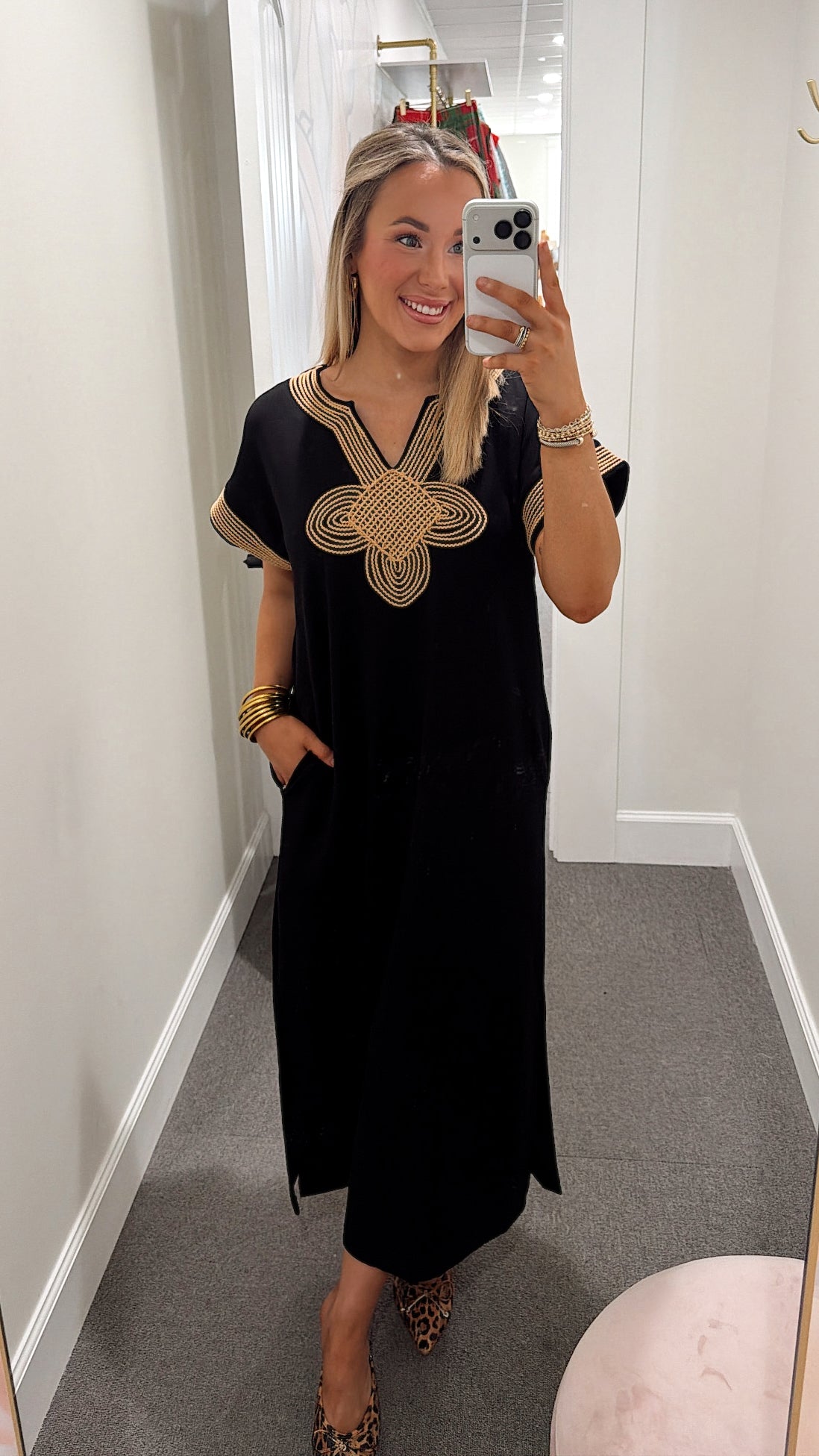 Smooth Shadow Black Maxi