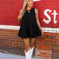 The Denim Babydoll Set - Black