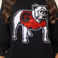 Stewart Simmons - Bulldog Sequin Balloon Pullover