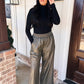 Grand Movement Faux Leather Pants