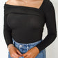 Always In Style Bodysuit - Black