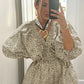 Smocked Leopard Print Romper