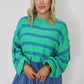 Smiles in Stripes Sweater