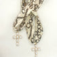 Hart Designs | Pearl Cross Cream Scarf Necklace