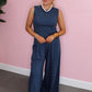 Lazy Lounge Pant Set - Navy