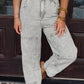 Mineral Washed Barrel Pants - Olive