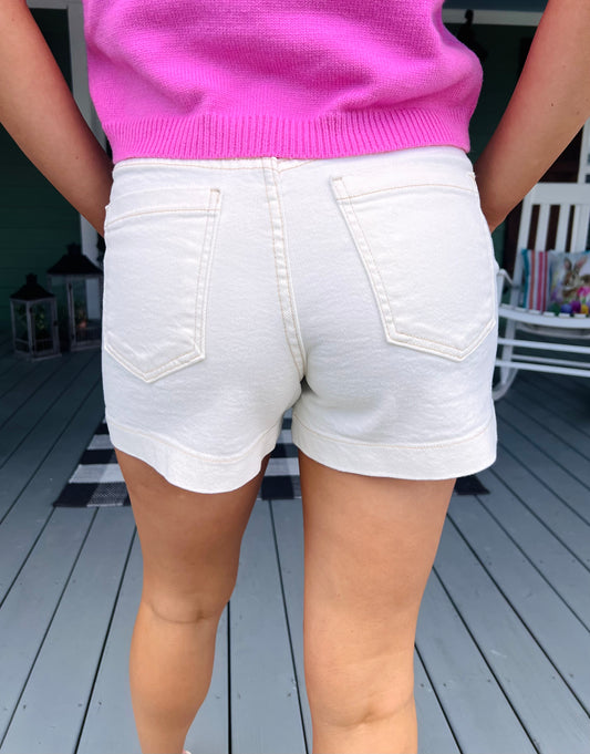 Polly High Rise Cargo Shorts