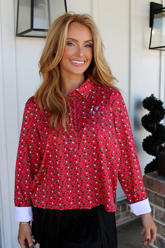 STEWART SIMMONS - The League Long Sleeve Polo
