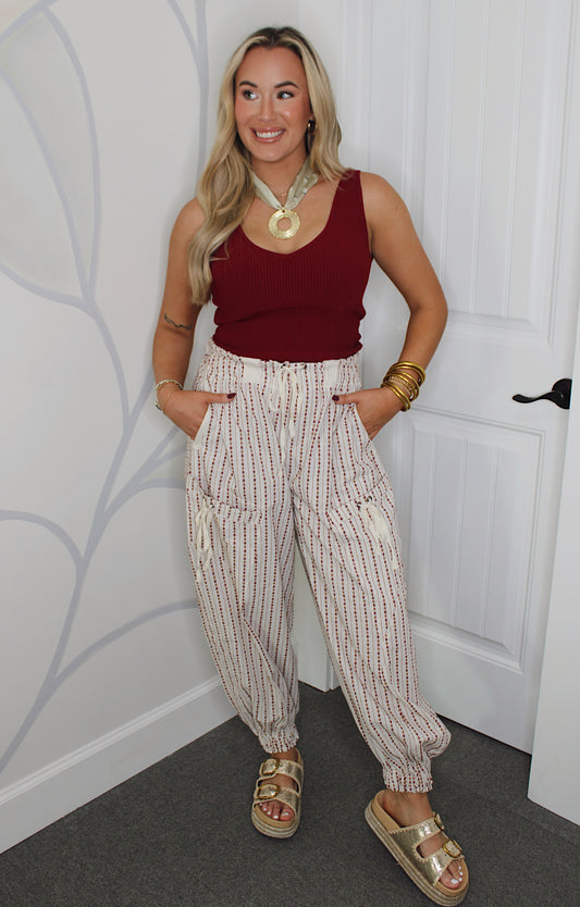 V-Neck Ribbed Tank
