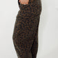 Leopard Print Barrel Pant