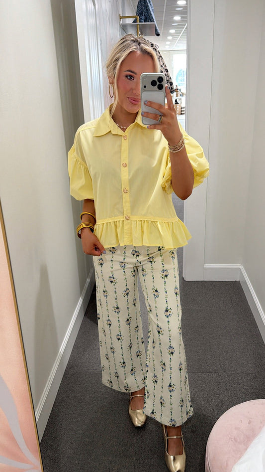 Sunshine Ruffle Blouse