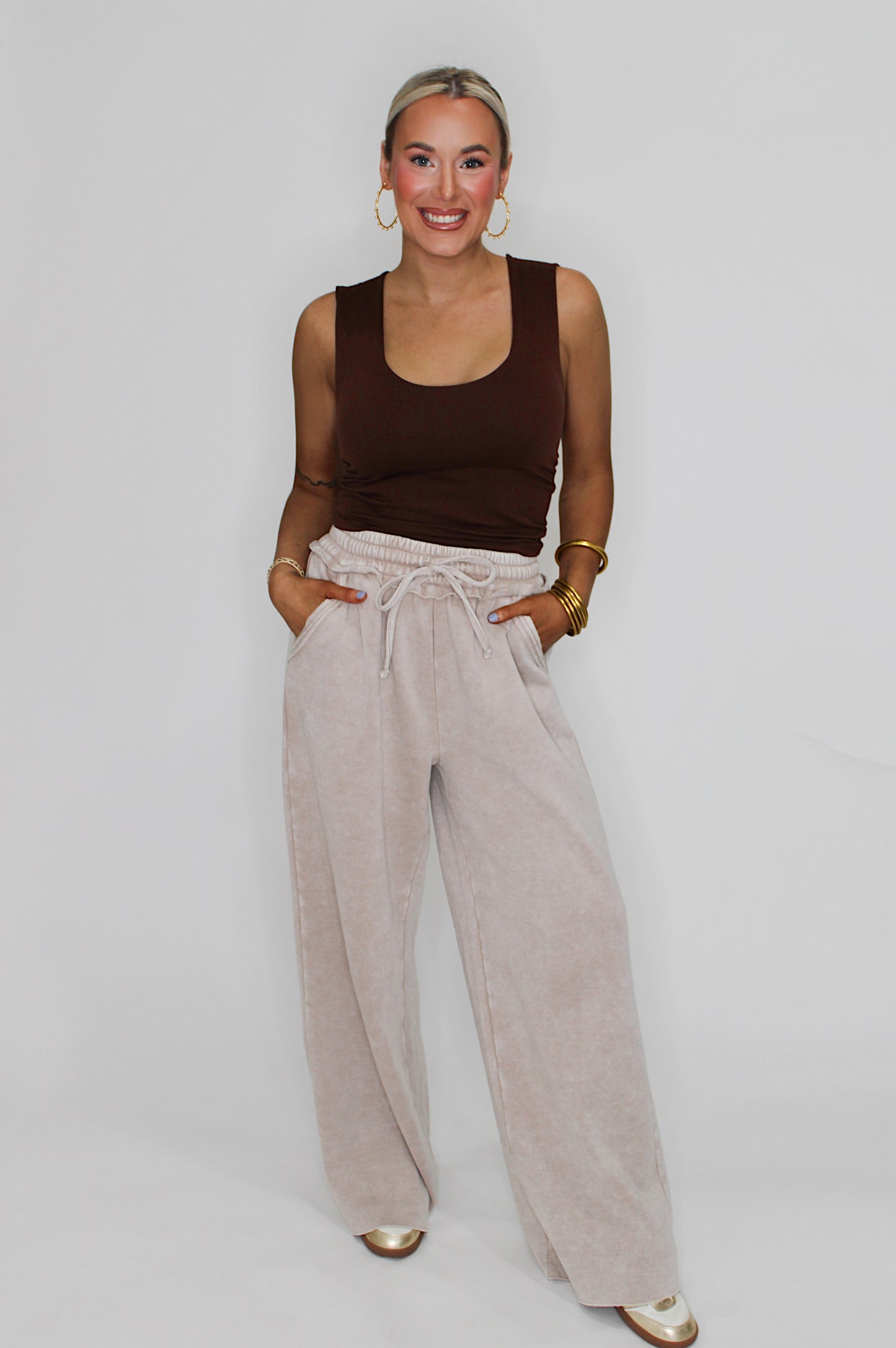 Seamless Cropped Tank w/ Built-in Bra