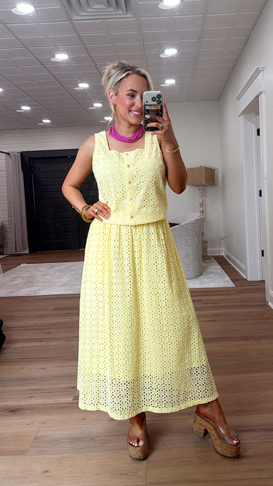 The Sunny Eyelet Set