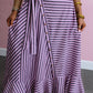 Blush Cocoa Striped Maxi