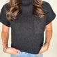 So Chic Sweater Top in Black